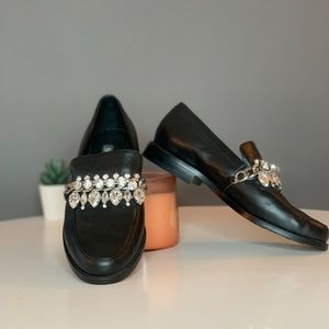 SENSO black leather loafers